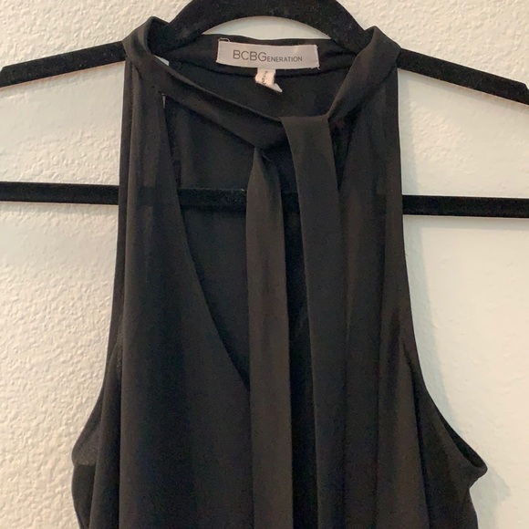 BCBG Tie Front Tank - Picture 1 of 5